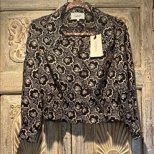NWT Ba&sh GWEN Floral Top /Brand Size 2, M/